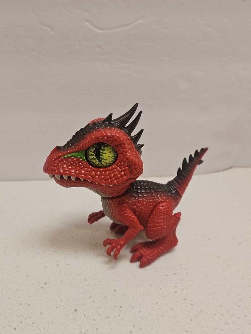 2010 Prehistoric Pets‎ Snaptors Interactive Velociraptor Toy Mattel Tested Works